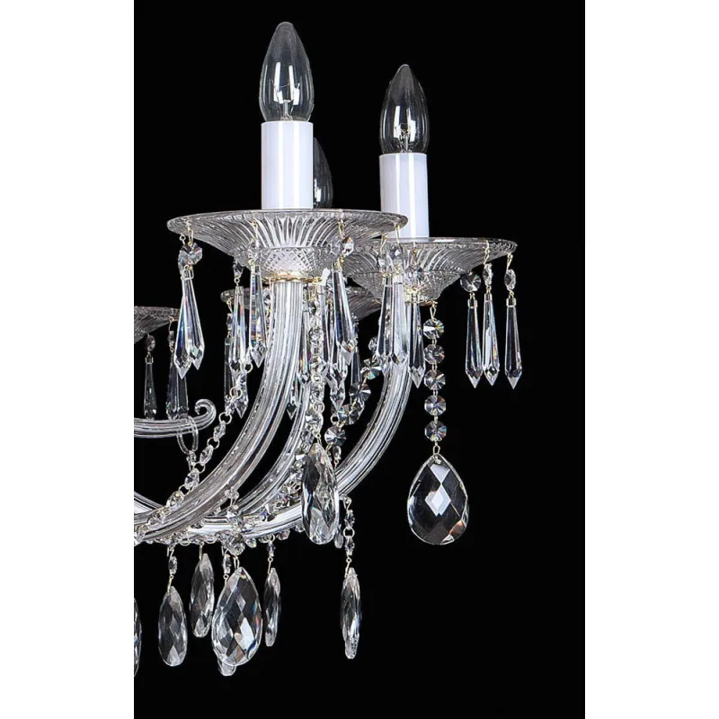 Candelabru Cristale, lux, Bohemia, E14, EL0104321808, Crystal