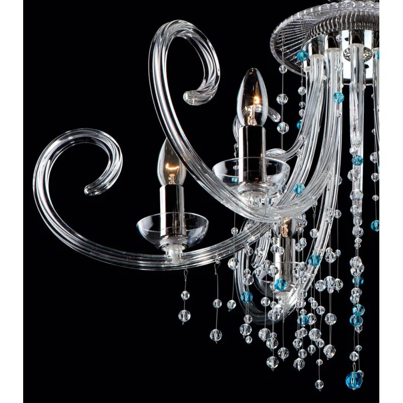 Candelabru Cristal, Bohemia, E14, EL010439609-3, Crystal