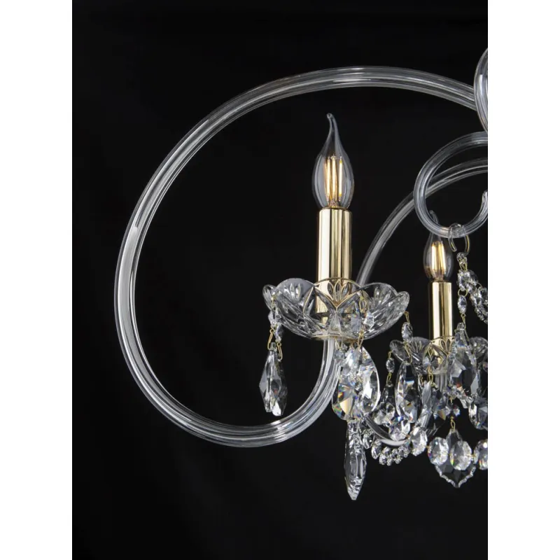 Candelabru Cristale, Modern, Bohemia, E14, EL010442602Pb, Crystal
