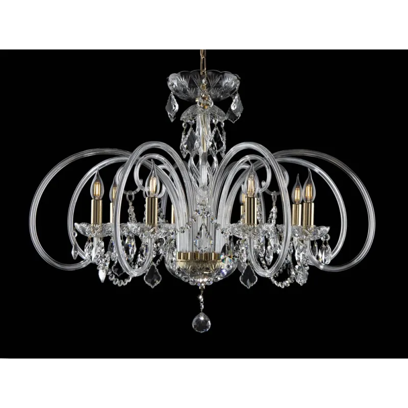 Candelabru Cristale, Modern, Bohemia, E14, EL010442802Pb, Crystal