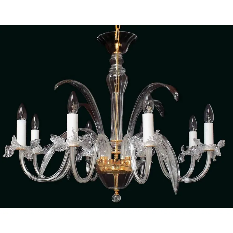 Candelabru Cristale, Sticla, Bohemia, E14, EL010450800, Crystal