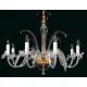 Candelabru Cristale, Sticla, Bohemia, E14, EL010450800, Crystal