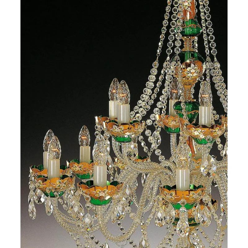 Candelabru Cristale, lux, Bohemia, E14, EL0105001835, Crystal
