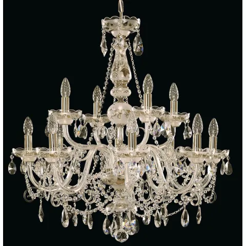 Candelabru Cristale, Bohemia, E14, EL0105051219, Crystal