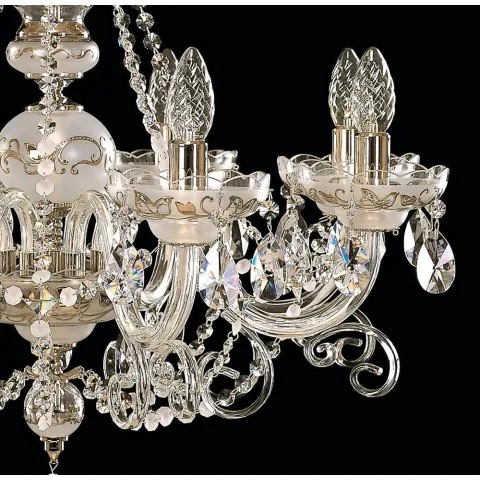 Candelabru Cristale, Clasic, Bohemia, E14, EL010505819, Crystal
