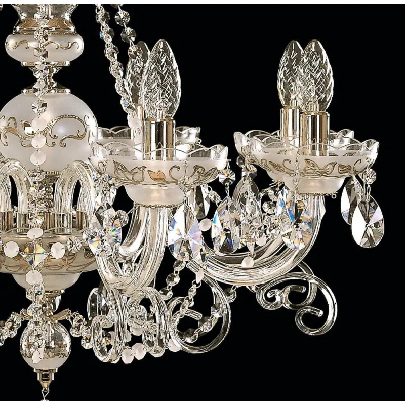 Candelabru Cristale, Clasic, Bohemia, E14, EL010505819, Crystal