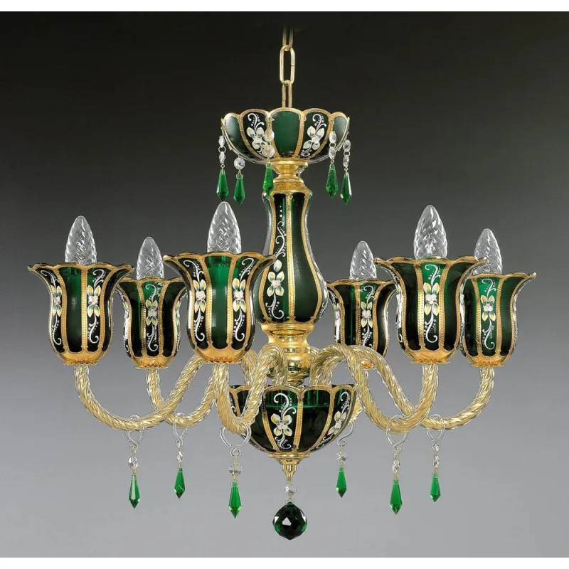 Candelabru Cristale, Clasic, Bohemia, E14, EL0105146355, Crystal