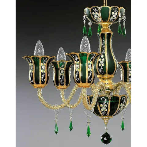 Candelabru Cristale, Clasic, Bohemia, E14, EL0105146355, Crystal