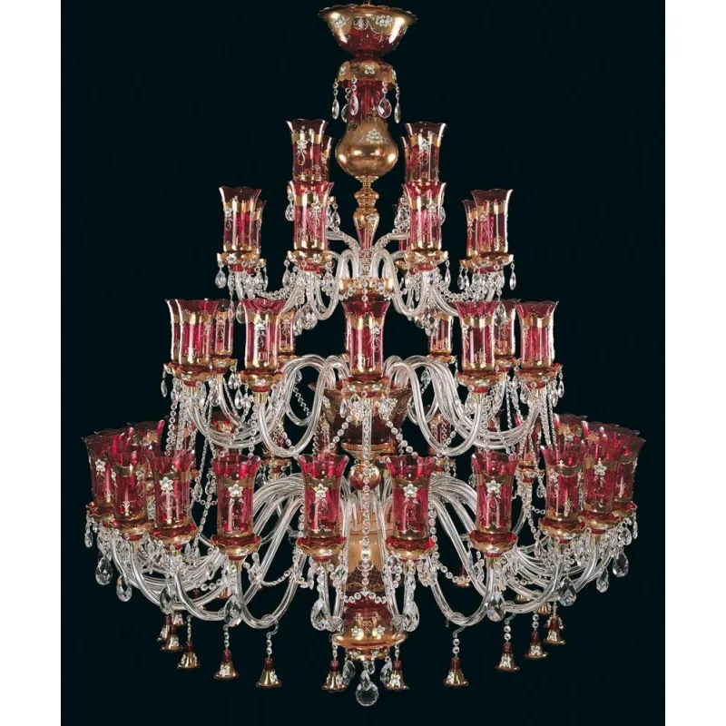 Candelabru Cristale, Bohemia, E14, EL0105204836TB, Crystal