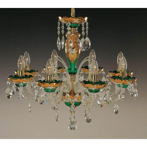 Candelabru Cristale, Clasic, Bohemia, E14, EL010520835, Crystal