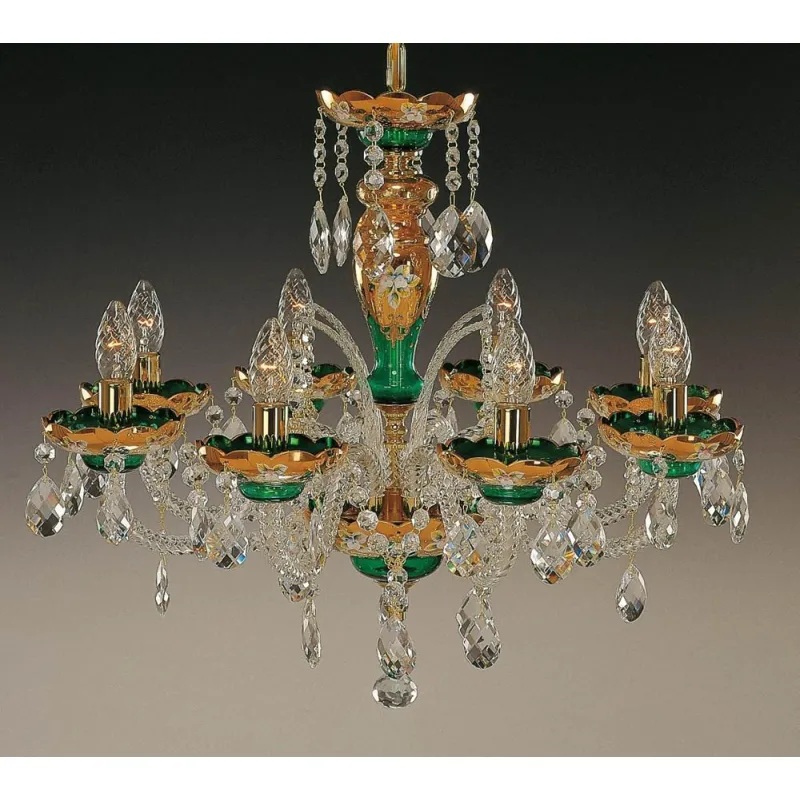 Candelabru Cristale, Clasic, Bohemia, E14, EL010520835, Crystal