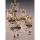 Candelabru Cristale, Clasic, Bohemia, E14, EL010520933TB, Crystal