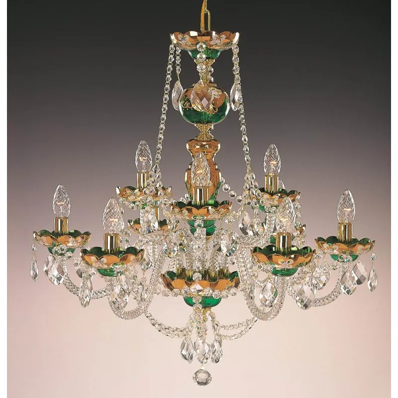 Candelabru Cristale, Clasic, Bohemia, E14, EL010520935, Crystal