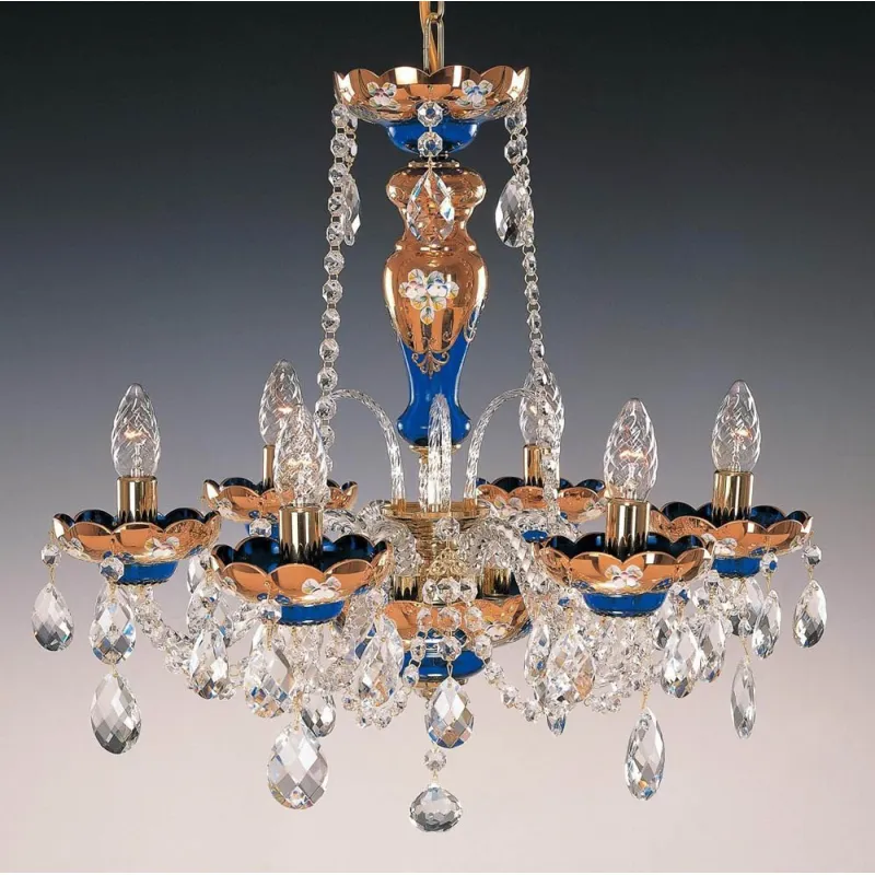 Candelabru Cristale, Clasic, Bohemia, E14, EL010521633, Crystal