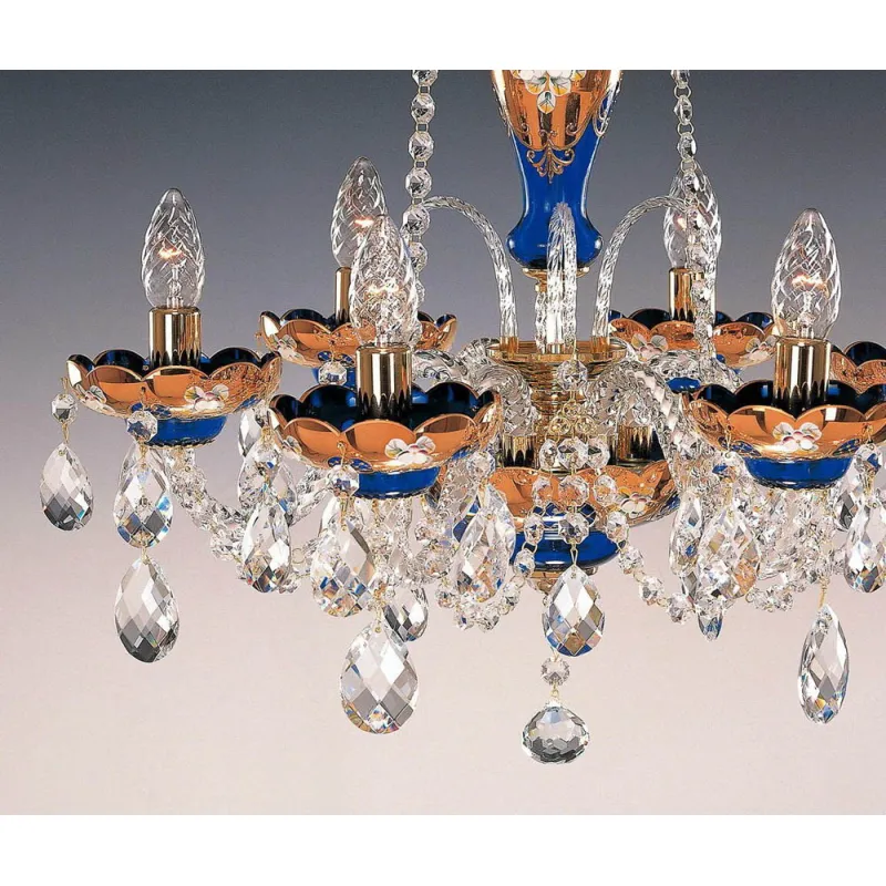 Candelabru Cristale, Clasic, Bohemia, E14, EL010521633, Crystal