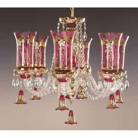 Candelabru Cristale, Clasic, Bohemia, E14, EL010521637TB, Crystal