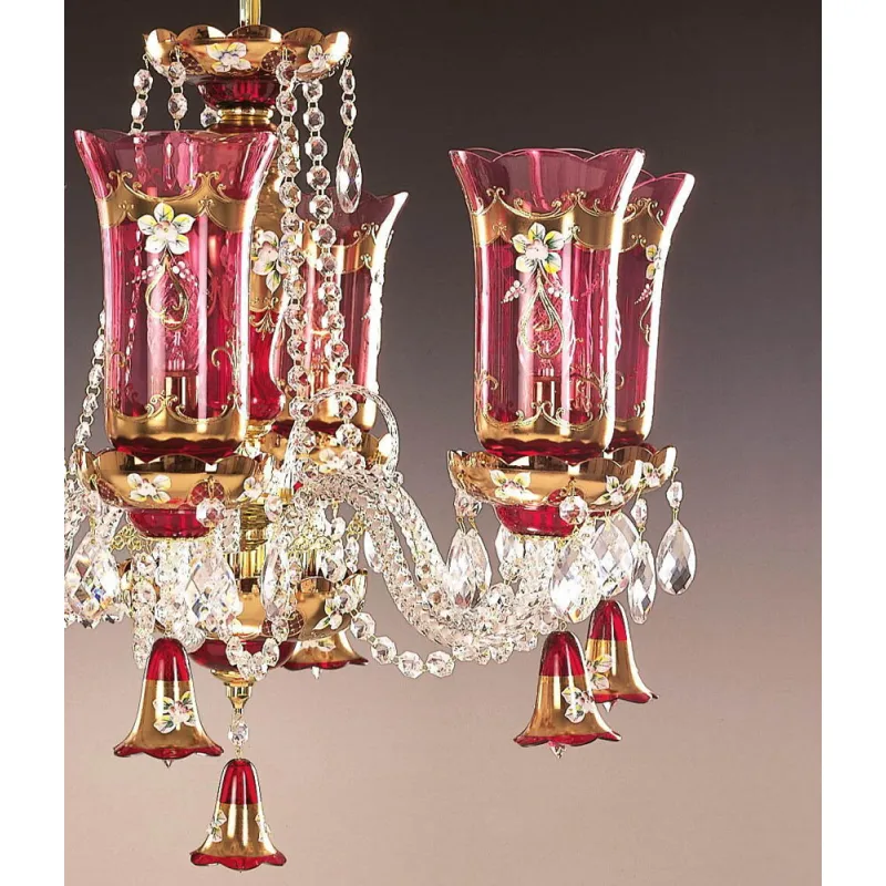 Candelabru Cristale, Clasic, Bohemia, E14, EL010521637TB, Crystal