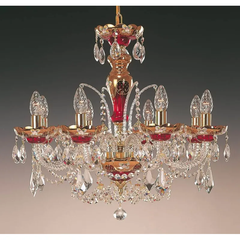 Candelabru Cristale, Clasic, Bohemia, E14, EL010522837, Crystal