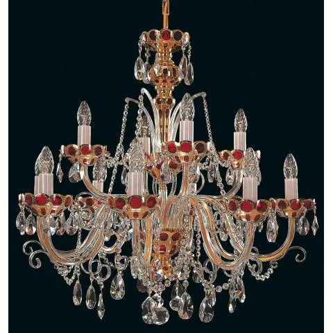 Candelabru Cristale, Clasic, Bohemia, E14, EL0105421237, Crystal