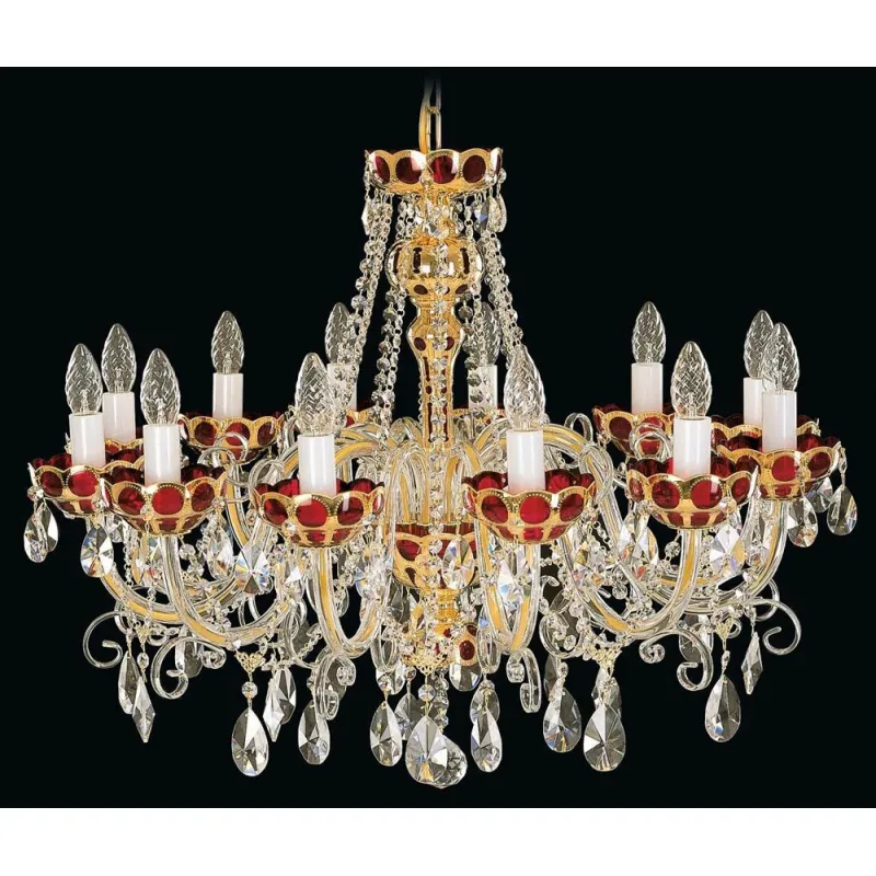 Candelabru Cristale, Bohemia, E14, EL0105451237, Crystal