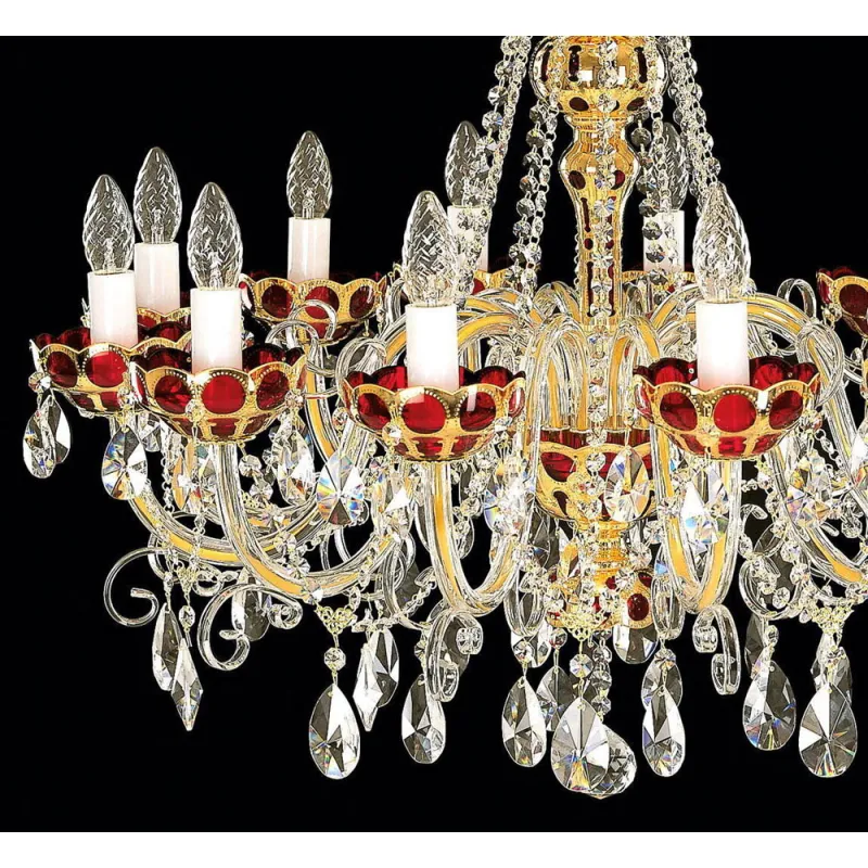 Candelabru Cristale, Bohemia, E14, EL0105451237, Crystal