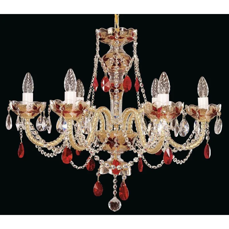 Candelabru Cristale, Clasic, Bohemia, E14, EL010547617-7, Crystal