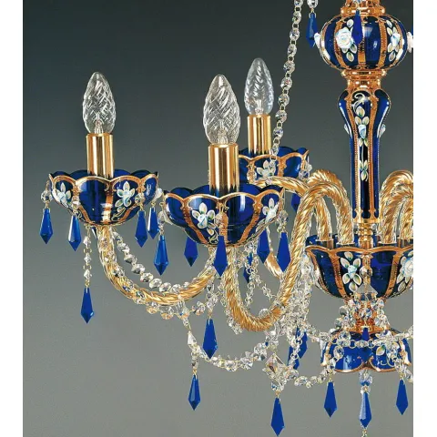 Candelabru Cristale, Clasic, Bohemia, E14, EL010548613-3, Crystal