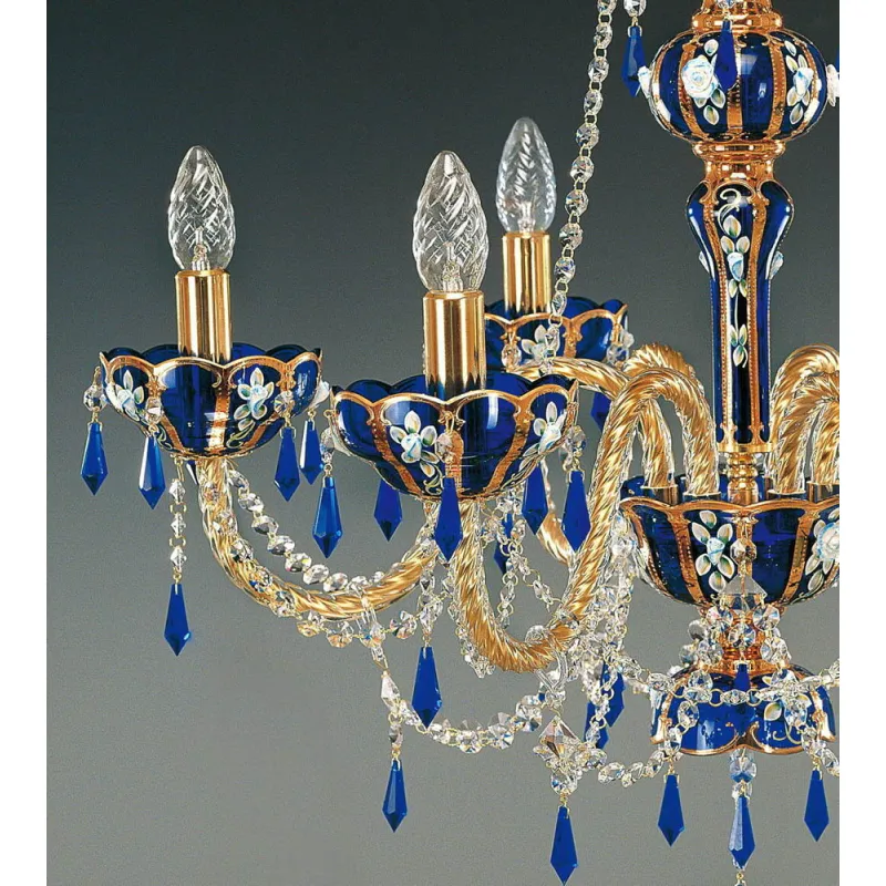 Candelabru Cristale, Clasic, Bohemia, E14, EL010548613-3, Crystal