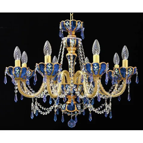 Candelabru Cristale, Clasic, Bohemia, E14, EL010548813-3, Crystal