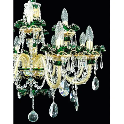 Candelabru Cristale, Bohemia, E14, EL0105501235, Crystal