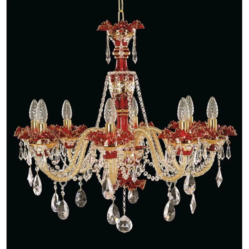 Candelabru Cristale, Clasic, Bohemia, E14, EL010550837, Crystal