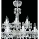 Candelabru Cristale, Sticla, Bohemia, E14, EL0106001819, Crystal