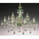 Candelabru Cristale, Verde, Bohemia, E14, EL0106011215, Crystal