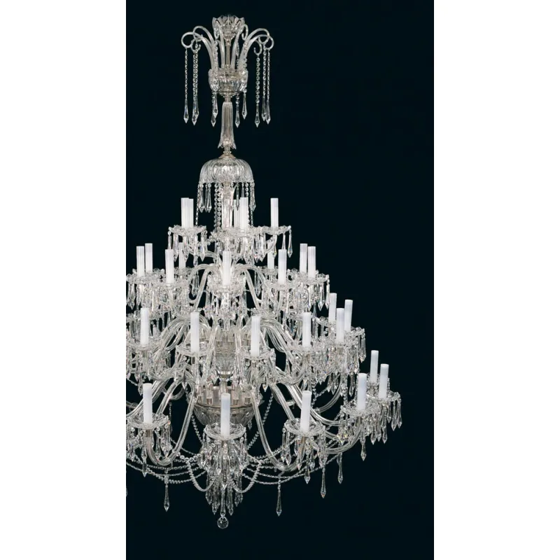 Candelabru Cristale, large, Bohemia, E14, EL0106014519, Crystal
