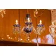 Candelabru Cristale, Albastru, Bohemia, E14, EL010601613, Crystal