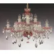 Candelabru Cristale, Ruby, Bohemia, E14, EL010601917, Crystal