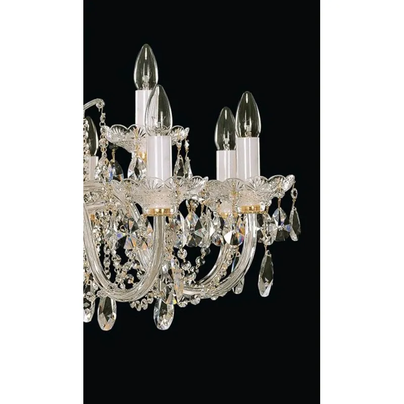 Candelabru Cristale, Bohemia, E14, EL0106101219, Crystal