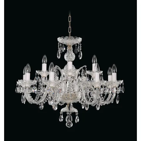 Candelabru Cristale, Bohemia, E14, EL0106101219, Crystal