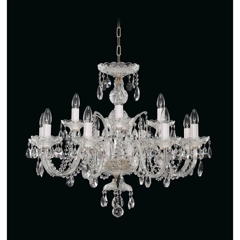 Candelabru Cristale, Bohemia, E14, EL0106101219, Crystal