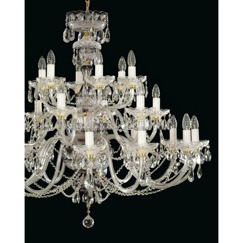 Candelabru Cristale, Large, Bohemia, E14, EL0106102419, Crystal