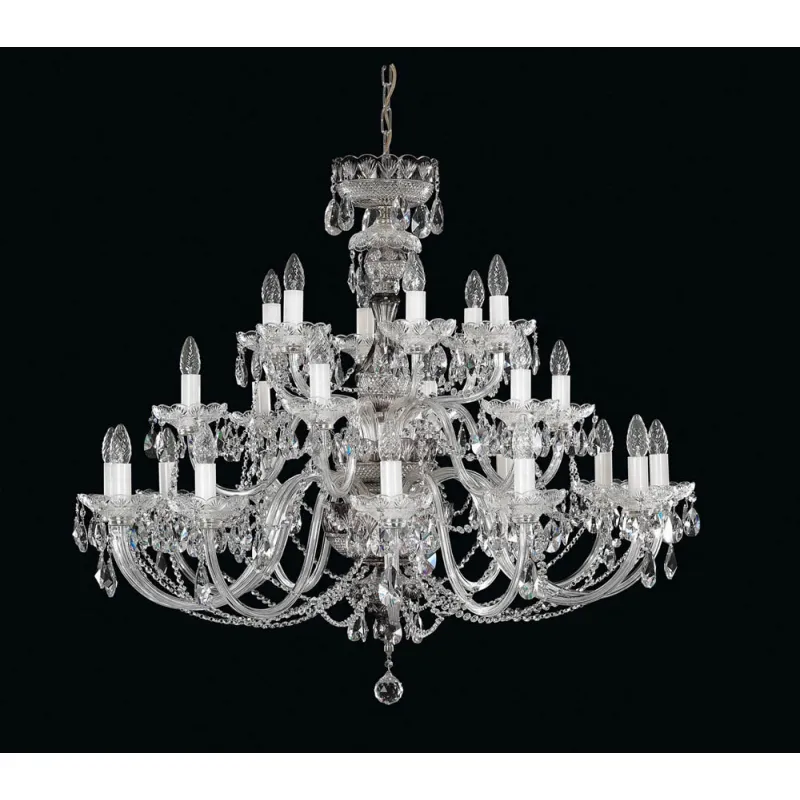 Candelabru Cristale, Large, Bohemia, E14, EL0106102419, Crystal