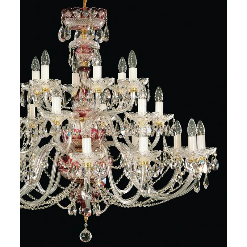 Candelabru Cristale, Bohemia, E14, EL0106102479, Crystal