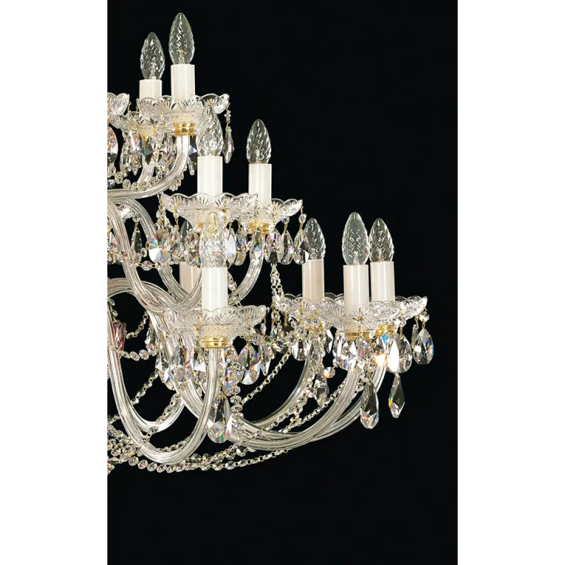 Candelabru Cristale, Bohemia, E14, EL0106102479, Crystal