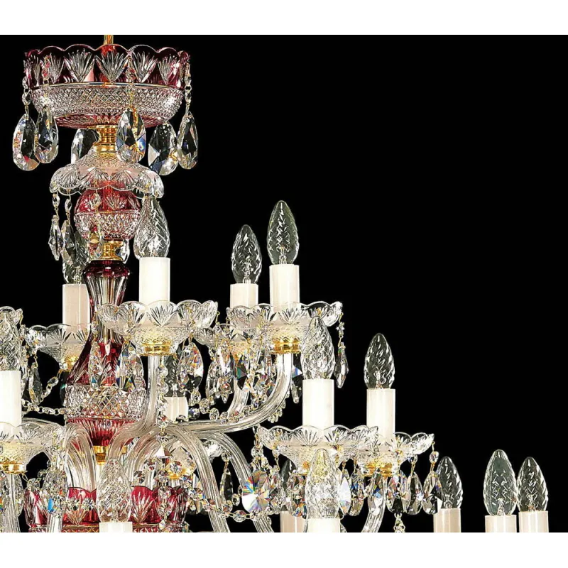 Candelabru Cristale, Bohemia, E14, EL0106102479, Crystal