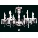 Candelabru Cristale, Negru, Alb, Bohemia, E14, EL0106126183mat, Crystal