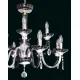 Candelabru Cristale, Sticla, Bohemia, E14, EL0106138+418, Crystal