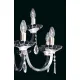 Candelabru Cristale, Sticla, Bohemia, E14, EL0106138+418, Crystal
