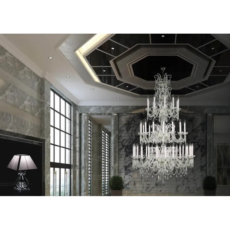 Candelabru Cristale, large, Bohemia, E14, EL0106185003, Crystal