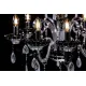 Candelabru Cristale, Negru, Bohemia, E14, EL010619818Ni, Crystal