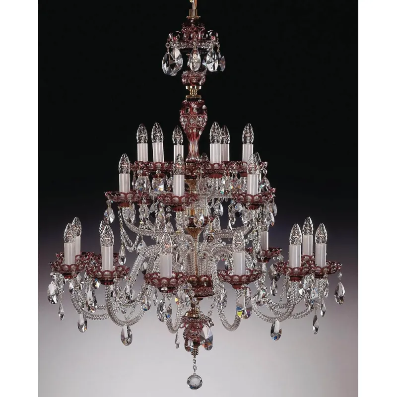 Candelabru Cristale, large, Bohemia, E14, EL0106202417, Crystal